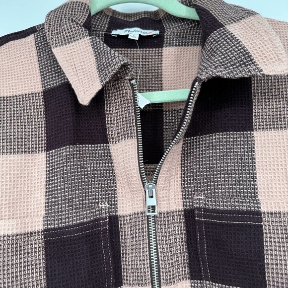 NEW Madewell Waffle Half-Zip Popover Shirt Size Small - Picture 6 of 7